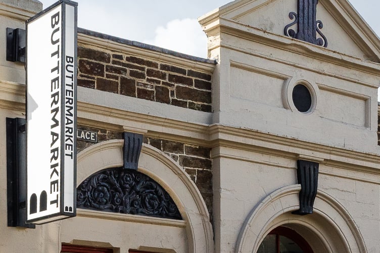 The renovated Buttermarket entrance