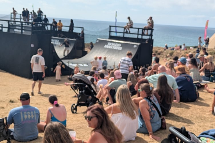 The WAX Fistral Garden Party featured the skate demonstrations and competition, which was won by Alex Halford (Picture: Warren Wilkins)