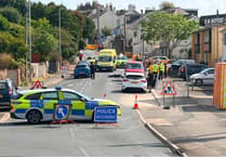 Teenage cyclist taken to hospital after collision