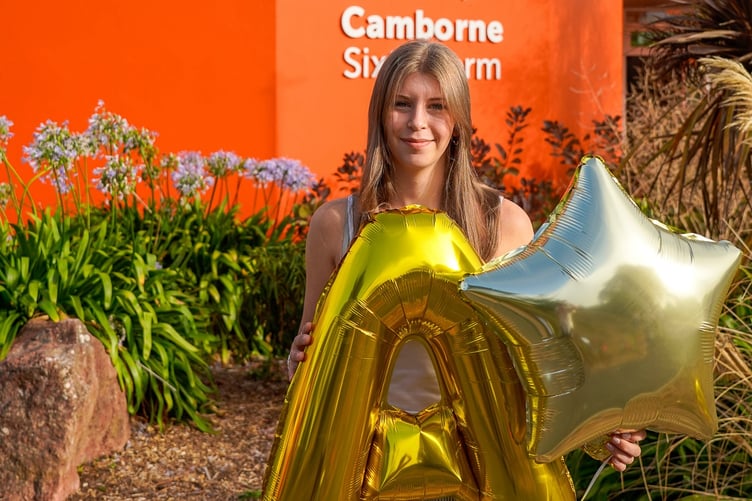 Milly P celebrates achieving A_s in Psychology and Sociology and an A in English Literature. She will study Law at Cardiff University.