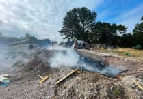 Warning issued after crew tackle Saltash bonfire
