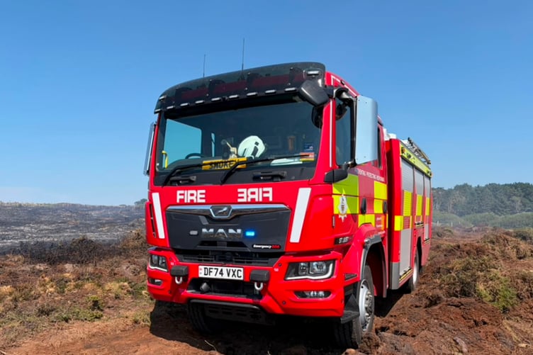 Firefighters across Cornwall have been tackling fires in the open in recent weeks. (Picture: St Just Fire Station)