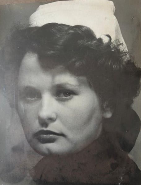 Jean during her nursing days