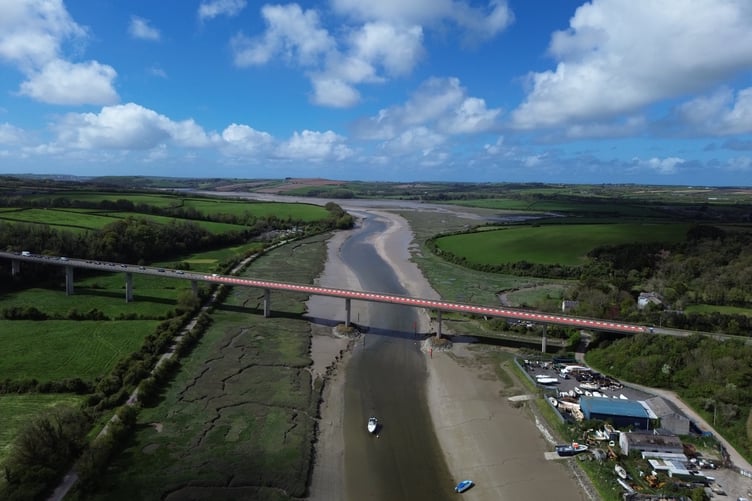 The Camel Viaduct during phase one of the overhaul project (Picture: White Ladder Creative)