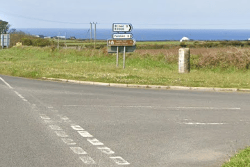 A motorcyclist sustained serious injuries after being involved with a collision with a car on the A30 near Sennen