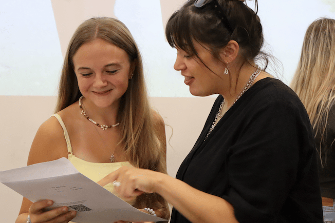 Thirty-eight per cent of students at Newquay Tretherras achieved a Grade 7 or above in English