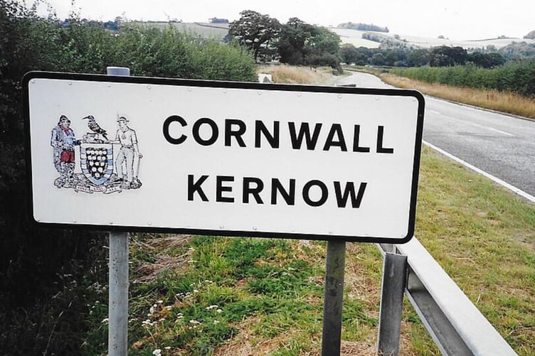 Cornwall Kernow Sign