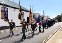 Parade marks 40 years of Liskeard Royal Naval Association