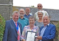 Pelynt stalwart honoured with Civic Award for community service