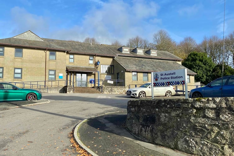 Police in St Austell have increased foot patrols throughout the town. (Picture: Andrew Townsend)