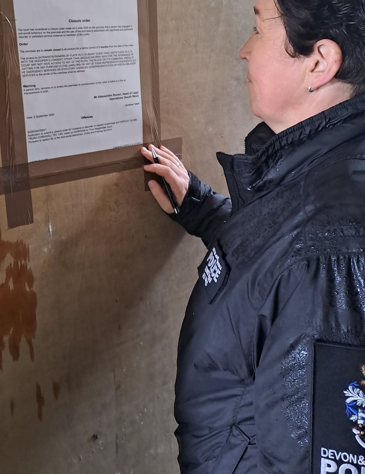 No one can enter the property in Whitley Close