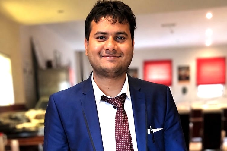 Restaurant manager Raj Sedhai wants to help people affected by the flooding in Nepal.