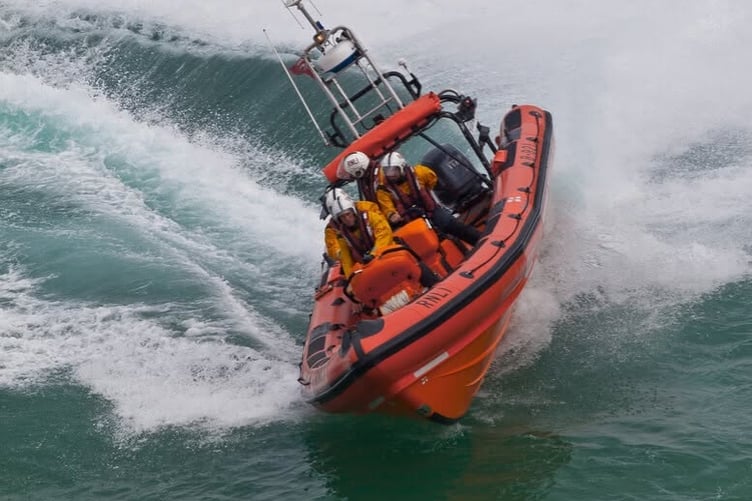 A crew onboard the Newquay Atlantic 85 came to the rescue