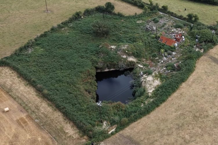 The Chywoon Quarry at Longdowns in St Gluvias is up for auction