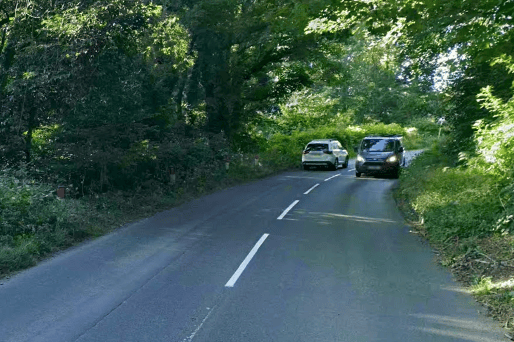 The road traffic collision happened at Carnanton Road on the A3059 shortly before 7.40am (Picture: Google Street View)