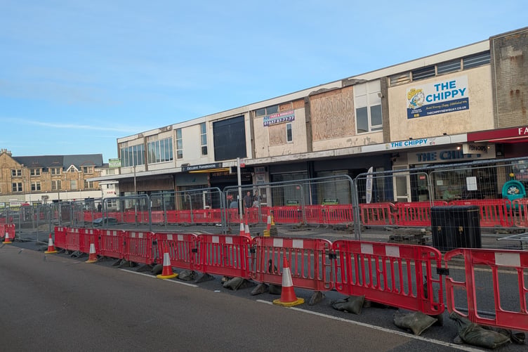 The Mid Cornwall Metro works in Cliff Road are due to be completed by the late spring (Picture: Warren Wilkins)