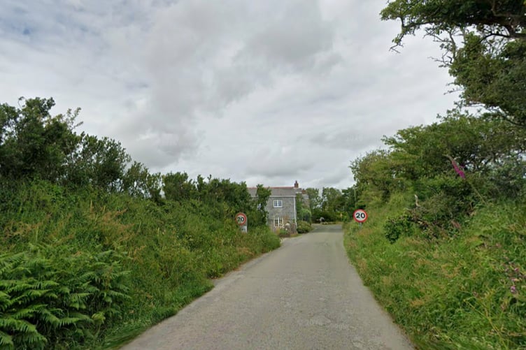 The fatal accident happened near the village of St Ewe, south of St Austell. (Picture: Google)