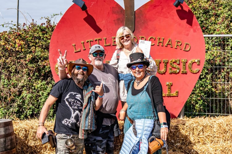 There was plenty of cider suppin and top music at the Little Orchard Festival