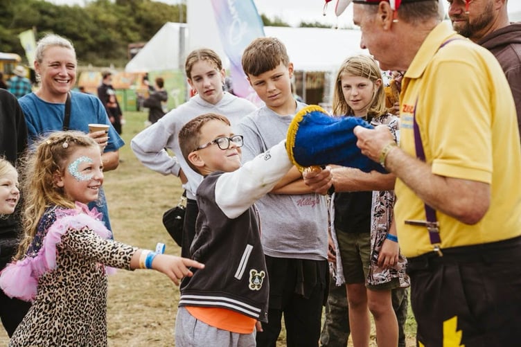 Youngsters had lots of fun learning circus skills