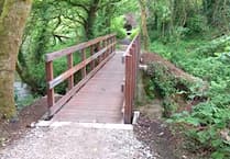 Replacement footbridge secures route to world heritage site in Cornwall