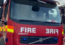 Fire crews from four stations tackle barn blaze in Cornwall