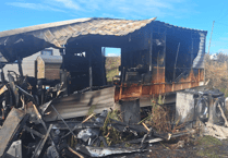 Couple devastated after home destroyed in fire