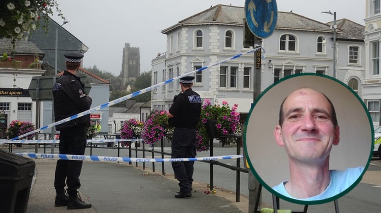Devon and Cornwall Police have confirmed Ian Davis, 56, as a man who died following an incident at a property in the town on September 13