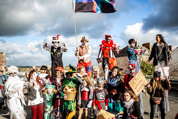 People are travelling from as far afield as London and Cardiff to attend the Zombie Crawl (Picture: Emma Mac)