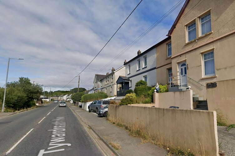 The closure order has been served on a property in Tywardreath Highway near St Blazey. (Picture: Google)