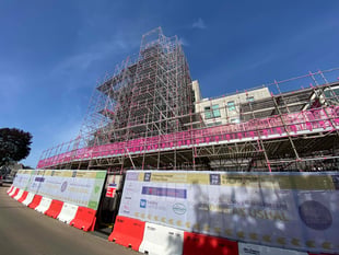 £12.8-million re-cladding project well under way