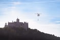 Royal Navy airlifts historic cannons from Mount