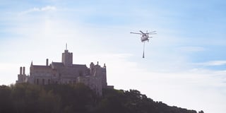 Royal Navy airlifts historic cannons from Mount