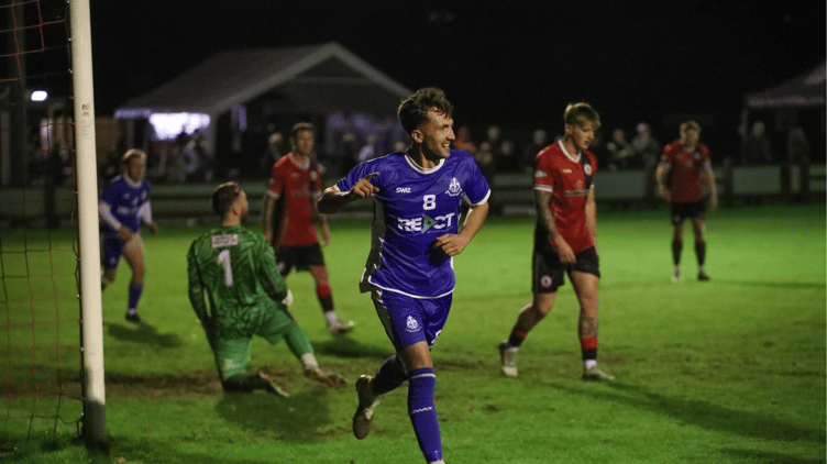 Attacker James Lorenz has been in red-hot form in recent games, including netting a brace at Bovey Tracey on Tuesday night.