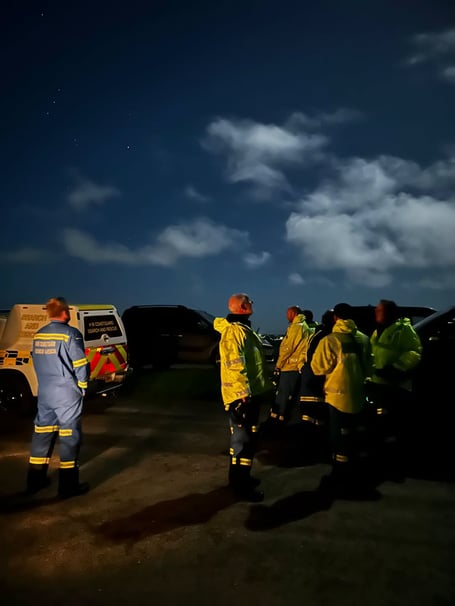 Members of Newquay Coastguard Search and Rescue Team took part in the search