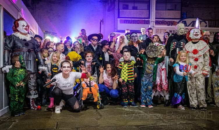 Participants in a previous Zombie Walk in St Austell. (Picture: Andrew Brown)