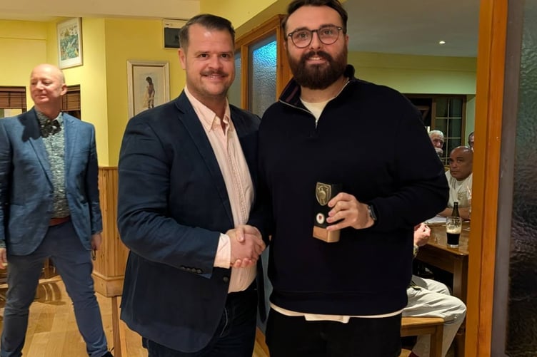 Club captain Adam Cocking, who himself won three awards including the first team player of the year gong, presented the second team player of the year to their skipper, Matt Millward.