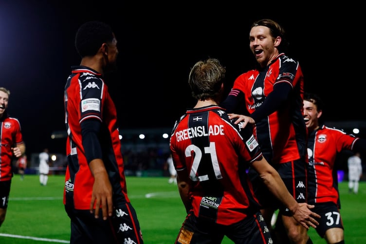 Harvey Greenslade and Tyler Harvey were both on target last night.