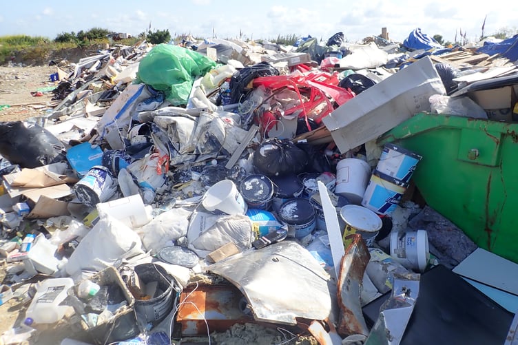 The waste was considered likely to cause pollution to the environment and harm human health (Picture: Environment Agency)