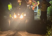 Lifeboat crew rescues person in difficulty in estuary