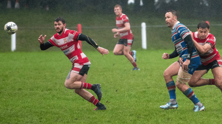 Centres AJ King (left) and Jamie Stanlake (right) combined superbly in their first start together.