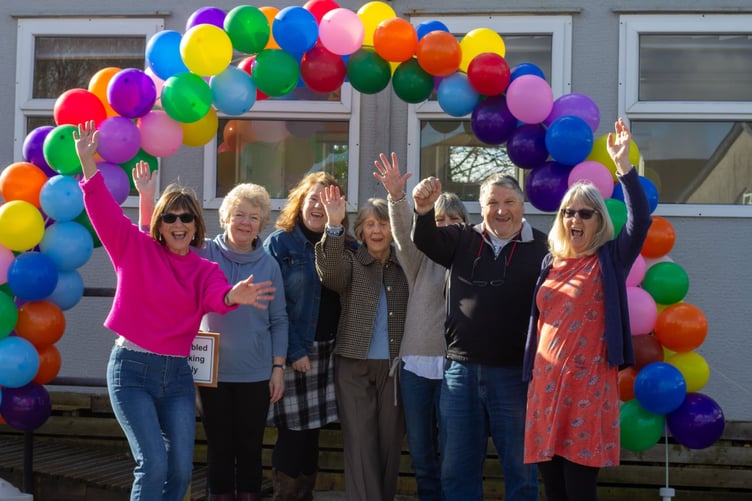 The Whitemoor Village Hall committee at a recent open day in the Clay Country.