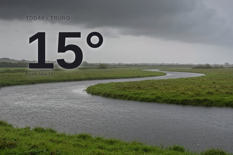Truro weather: heavy rain Thursday with rain expected and a high of 14°C