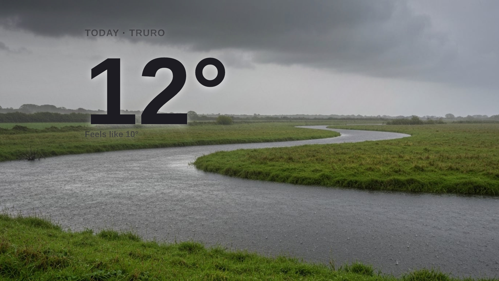 Rain on the way for Truro today - here's your Friday forecast