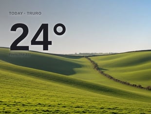 Truro: sunny day, high of 24°C