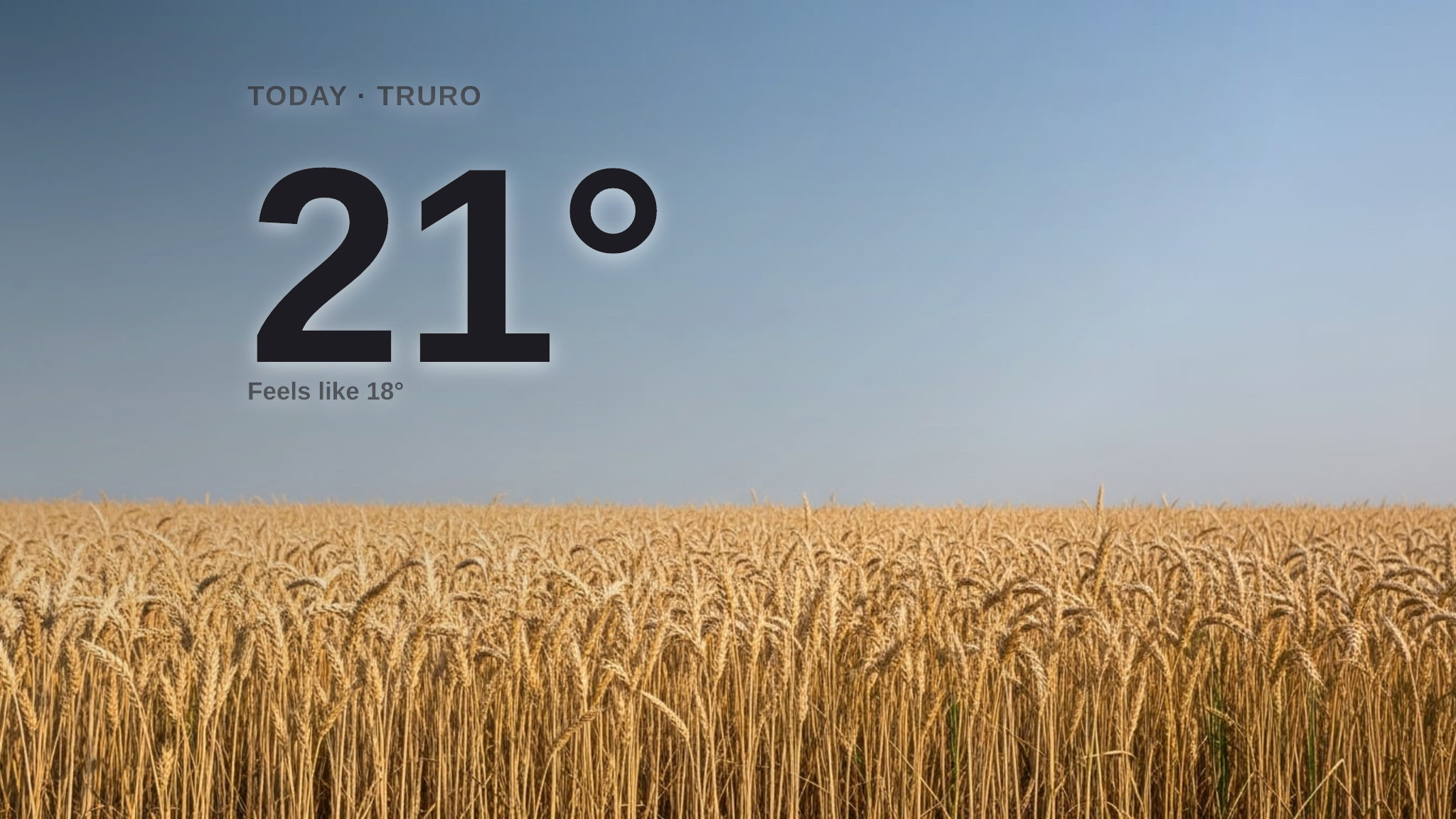 Sunny skies for Truro today - here's what to expect