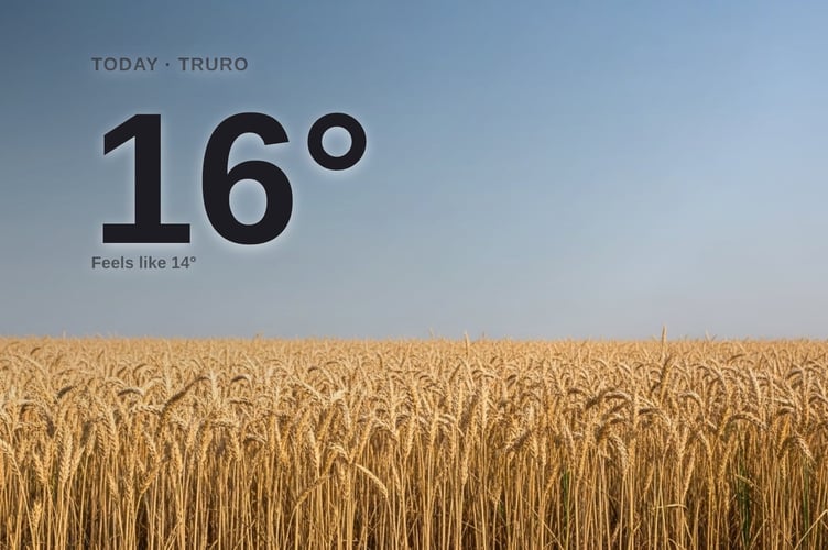Truro weather: sunny Saturday with little chance of rain and a high of 16°C